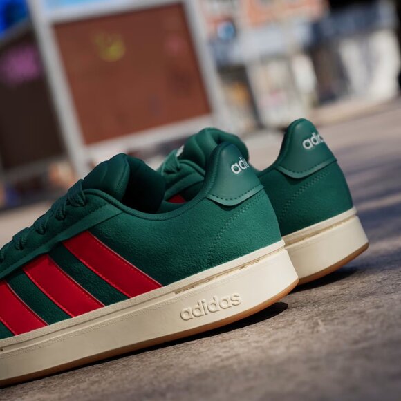 adidas Grand Court Alpha 00s Lifestyle Sportwear Retro Suede Foam Trainer JI1713 - Picture 6 of 11